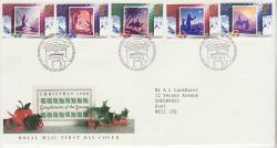 1988-11-15 Christmas Stamps Bureau FDC (78174)