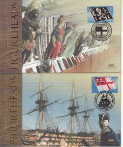 2001-10-22 Flags and Ensigns Booklet Stamps x2 FDC (78203)