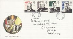 1995-09-05 Communications Stamps Carmarthen FDC (78248)