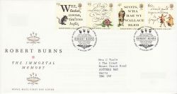 1996-01-25 Robert Burns Stamps Bureau FDC (78283)