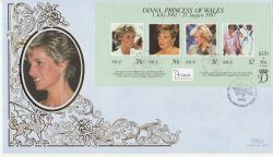 1998-03-31 Princess Diana M/S Niue FDC (78381)