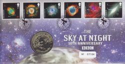 2007-02-13 The Sky at Night Stamps Coin FDC (78423)