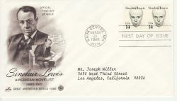 1985-03-21 USA Sinclair Lewis Stamp FDC (78449)