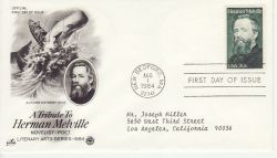 1984-08-01 USA Herman Melville Stamp FDC (78465)