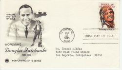 1984-05-23 USA Douglas Fairbanks Stamp FDC (78470)