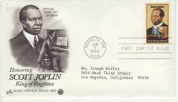 1983-06-09 USA Scott Joplin Stamp FDC (78486)