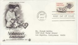 1983-04-20 USA Volunteer Lend a Hand Stamp FDC (78492)