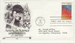 1983-01-19 USA Science and Industry Stamp FDC (78496)