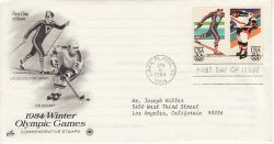 1984-01-06 USA Winter Olympic Games Stamps FDC (78505)