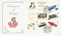 2003-09-18 Transports of Delight M/S Toye FDC (78557)