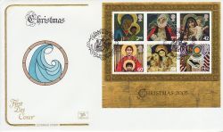 2005-11-01 Christmas Stamps M/S Wisemans Bridge FDC (78652)