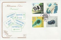 1999-03-02 Patients Tale Stamps Oldham FDC (78698)