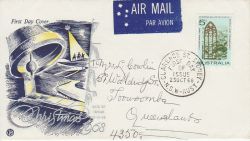 1968-10-23 Australia Christmas Stamp FDC (78738)