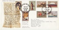 1972-11-15 Australia Pioneer Life Stamps FDC (78779)