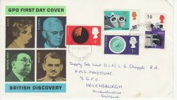 1967-09-19 British Discoveries Stamps Fareham FDC (78867)