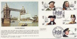 1982-06-30 Tower Bridge Opening Maritime Stamps Souv (78886)