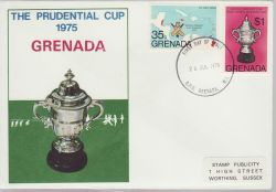 1976-07-26 World Cricket Cup Stamps FDC (78924)