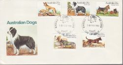 1980-02-20 Australia Dogs Stamps FDC (78998)