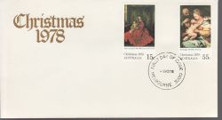 1978-11-01 Australia Christmas Stamps FDC (79009)