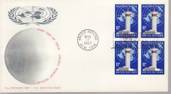 1967-03-17 United Nations Definitive Stamps FDC (79019)