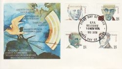 1976-11-10 Australia Famous Australians Stamps FDC (79038)