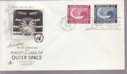 1962-12-03 United Nations Peaceful Uses Outer Space FDC (79131)