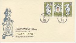 1978-06-02 Swaziland Coronation Stamps FDC (79158)