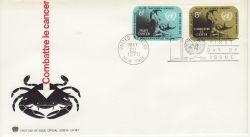 1970-05-22 United Nations Cancer Congress Stamps FDC (79163)