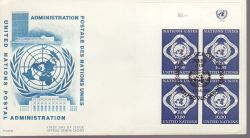 1970-04-17 United Nations  Block of 4 Stamps FDC (79172)
