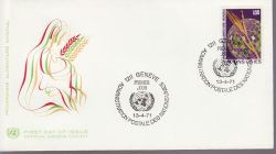 1971-04-13 United Nations World Food Stamp FDC (79185)