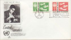 1964-09-21 United Nations Narcotics Control Stamps FDC (79189)