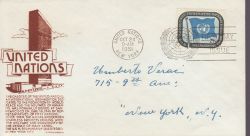 1951-10-24 United Nations Stamp FDC (79222)