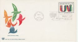 1972-05-01 United Nations Airmail Stamp FDC (79229)
