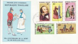1979-08-27 Togo Rowland Hill Stamps FDC (79291)