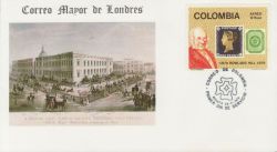 1979-10-23 Colombia Rowland Hill Stamp FDC (79299)