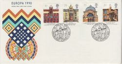 1990-03-06 Europa Stamps Edinburgh FDC (79330)