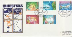 1987-11-17 Christmas Stamps Hamleys London FDC (79360)