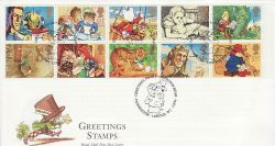 1994-02-01 Greetings Stamps Paddington W2 FDC (79555)