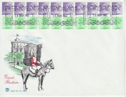 1982-11-10 Definitive Booklet Stamps Windsor FDC (79588)