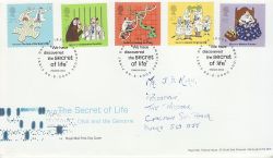 2003-02-25 Secret of Life DNA Stamps Cambridge FDC (79650)