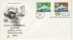 1964-01-13 United Nations IMCO Stamps FDC (79658)