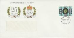 1977-05-11 Silver Jubilee Stamp Crewe FDC (79773)