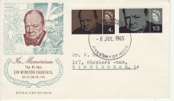 1965-07-08 Churchill Stamps Llandudno FDC (79792)
