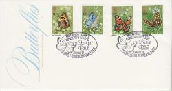 1981-05-13 Butterflies Stamps Quorn FDC (79905)