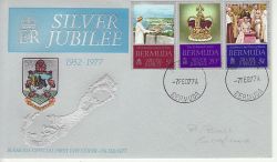 1977-02-07 Bermuda Silver Jubilee Stamps FDC (79924)