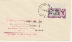 1959-01-01 Bermuda Perot's Post Office Stamp FDC (79930)