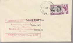 1959-01-01 Bermuda Perot's Post Office Stamp FDC (79931)