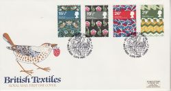 1982-07-23 British Textiles Stamps Water House E17 FDC (79935)