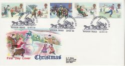 1990-11-13 Christmas Stamps Windsor FDC (79950)