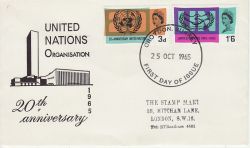 1965-10-25 United Nations Stamps Croydon FDC (80011)